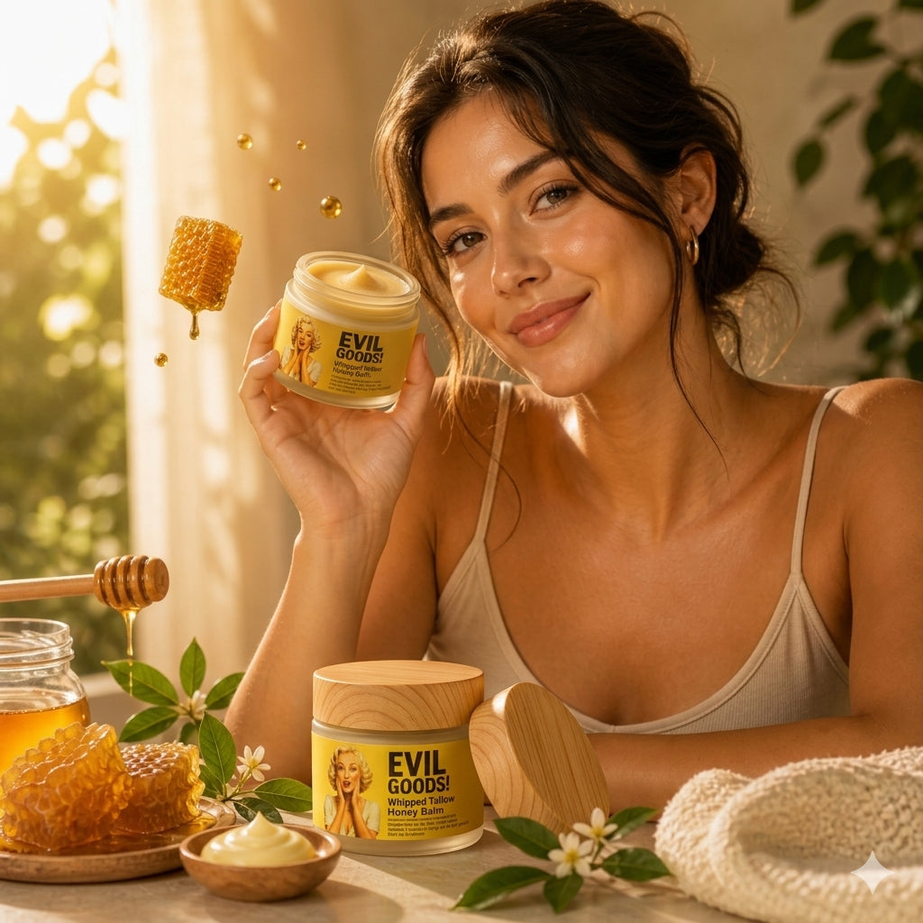 Crema Ancestral de Sebo de Res: Sana y rejuvenece tu piel con sebo y miel de manuka