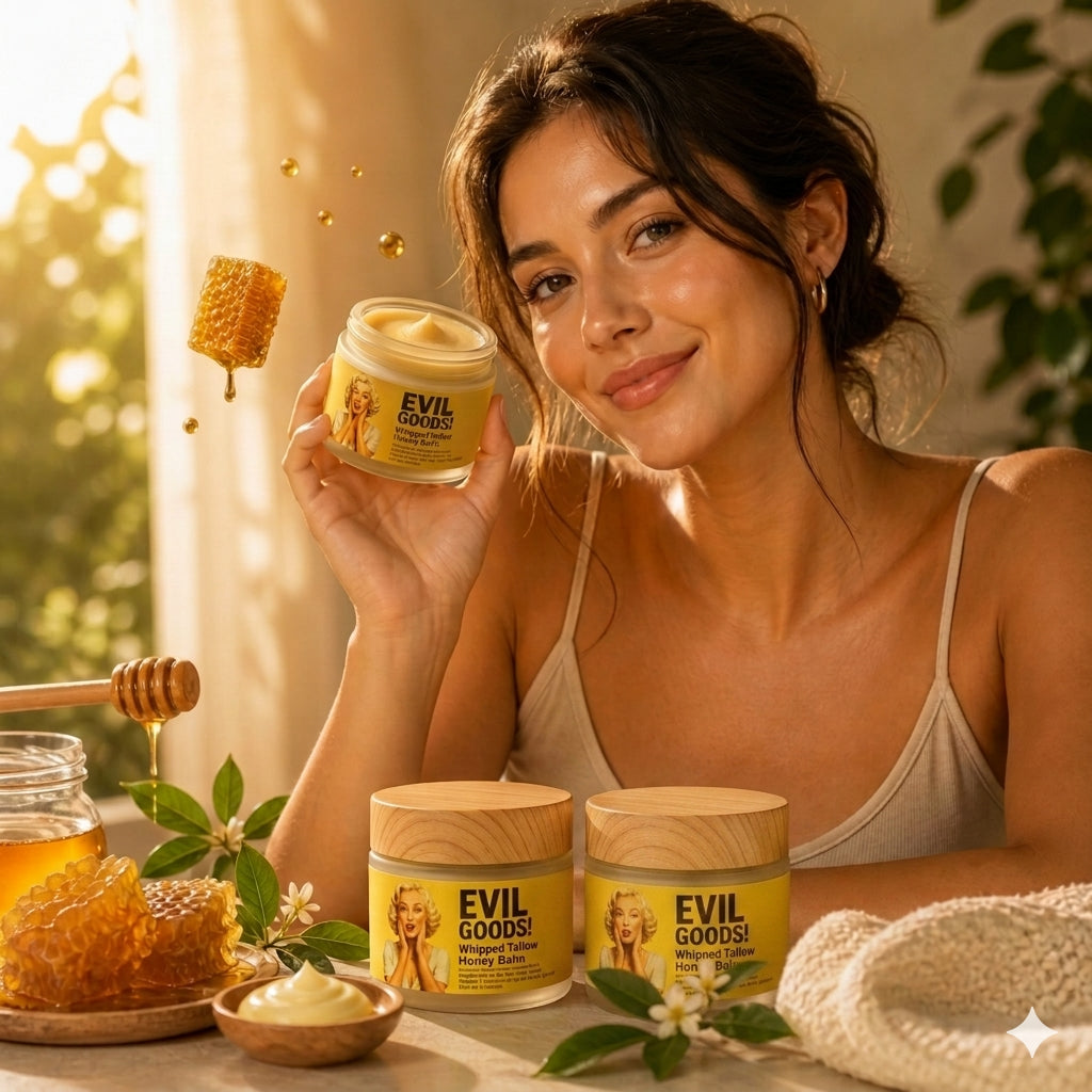 Crema Ancestral de Sebo de Res: Sana y rejuvenece tu piel con sebo y miel de manuka